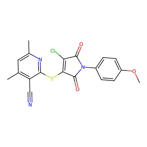 C19H14ClN3O3S structure