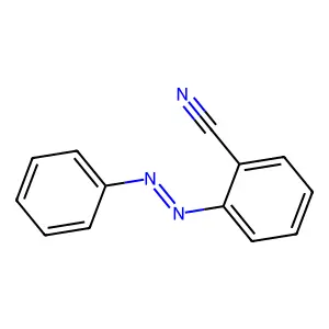 2-苯基二氮烯基苯甲腈 structure