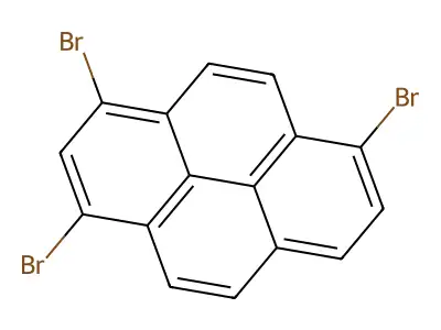 1,3,6-Tribromopyrene structure