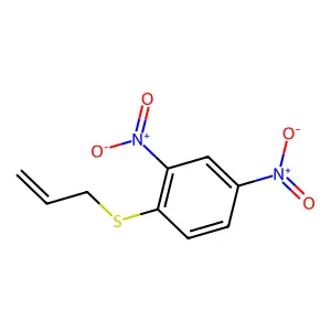 2,4-Dinitro-1-[(prop-2-en-1-yl)sulfanyl]benzene structure