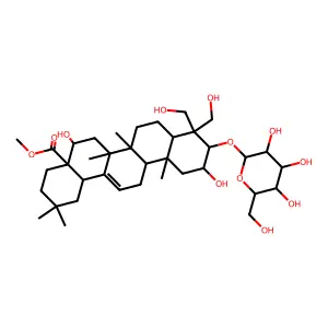 Platycodigenin,methyl ester structure