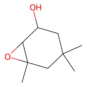 4,4,6-Trimethyl-7-oxabicyclo[4.1.0]heptan-2-ol structure