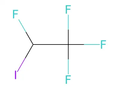 1,1,1,2-Tetrafluoro-2-iodoethane structure