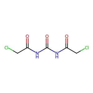 2-氯-N-[(2-氯乙酰基)氨甲酰]乙酰胺 structure