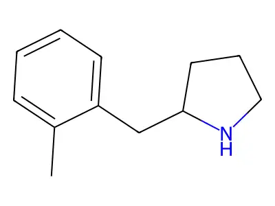2-((2-Methylphenyl)methyl)pyrrolidine structure