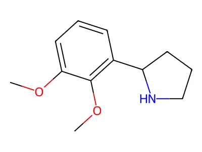 2-(2,3-Dimethoxyphenyl)pyrrolidine structure