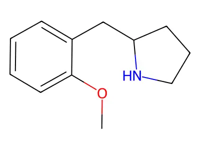 2-[(2-Methoxyphenyl)methyl]pyrrolidine structure