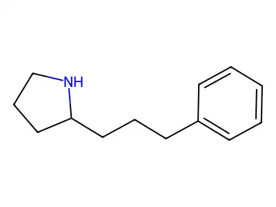 2-(3-Phenylpropyl)pyrrolidine structure