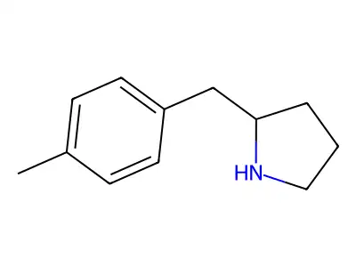 2-((4-Methylphenyl)methyl)pyrrolidine structure