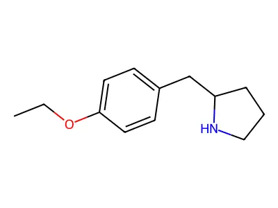 2-(4-Ethoxybenzyl)pyrrolidine structure