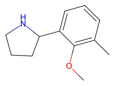 2-(2-Methoxy-3-methylphenyl)pyrrolidine structure