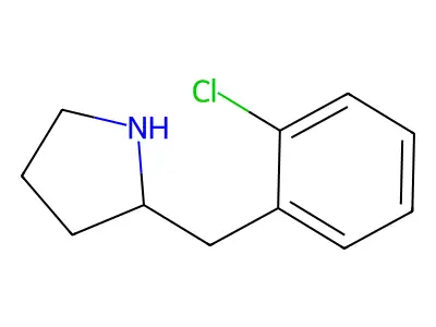 2-(2-Chlorobenzyl)pyrrolidine structure