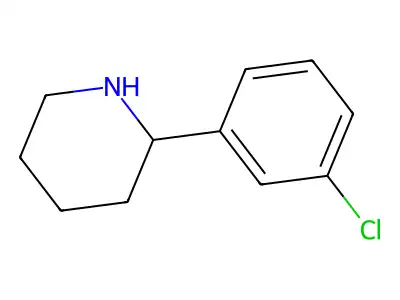 2-(3-Chlorophenyl)piperidine structure