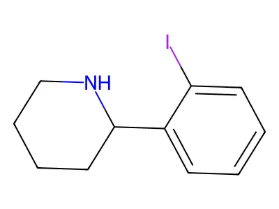 2-(2-Iodophenyl)piperidine structure