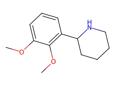 2-(2,3-Dimethoxyphenyl)piperidine structure