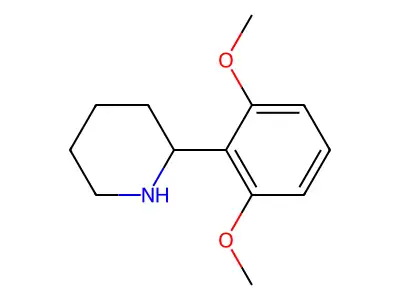 2-(2,6-Dimethoxyphenyl)piperidine structure