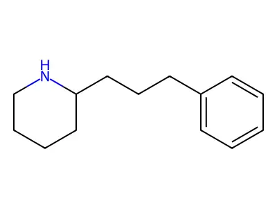 2-(3-Phenylpropyl)piperidine structure