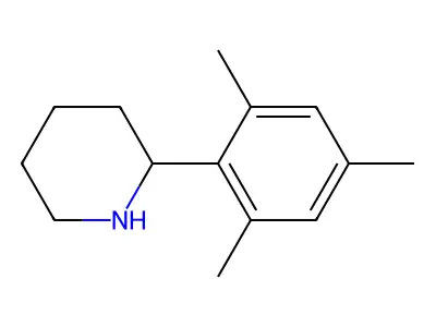 2-(2,4,6-Trimethylphenyl)piperidine structure