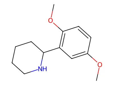 2-(2,5-Dimethoxyphenyl)piperidine structure