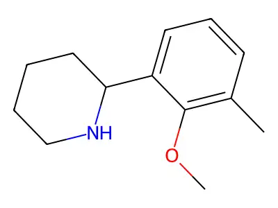 2-(2-Methoxy-3-methylphenyl)piperidine structure