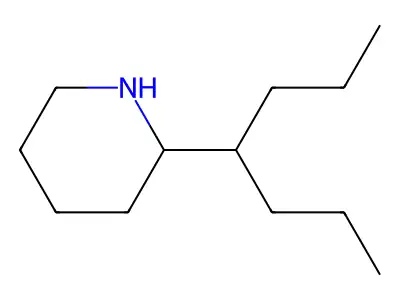 2-(Heptan-4-yl)piperidine structure
