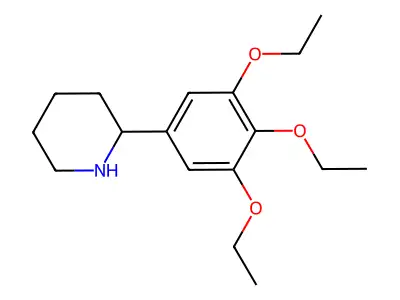2-(3,4,5-Triethoxyphenyl)piperidine structure