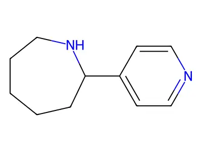 2-(Pyridin-4-yl)azepane structure