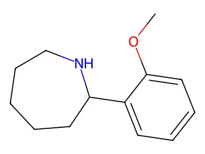 2-(2-Azepanyl)phenyl methyl ether structure