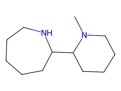 2-(1-Methylpiperidin-2-yl)azepane structure