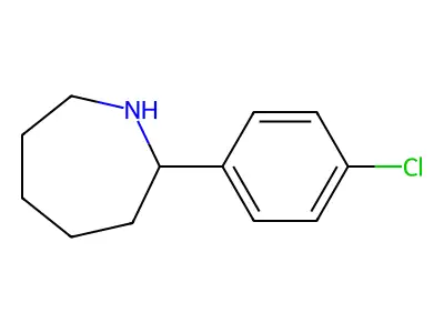 2-(4-Chlorophenyl)azepane structure