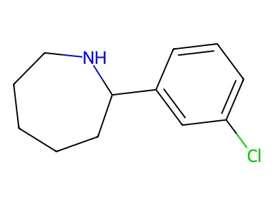 2-(3-Chlorophenyl)azepane structure