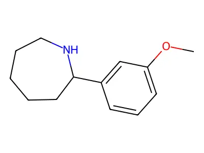 2-(3-Methoxyphenyl)azepane structure