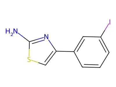 4-(3-Iodophenyl)thiazol-2-amine structure
