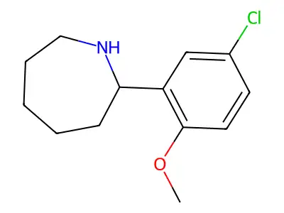 2-(5-Chloro-2-methoxyphenyl)azepane structure