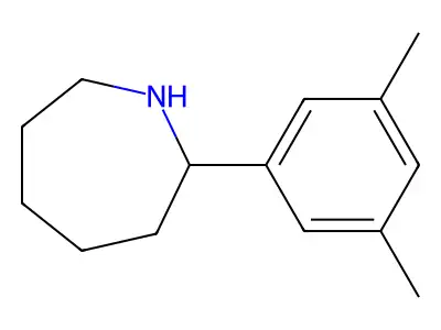 2-(3,5-Dimethylphenyl)azepane structure