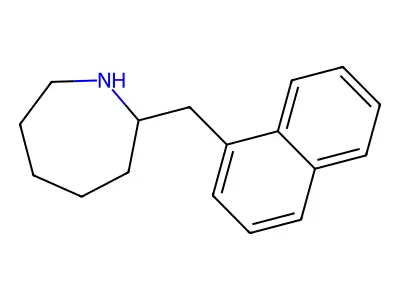 2-(Naphthalen-1-ylmethyl)azepane structure