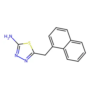 5-Naphthalen-1-ylmethyl-[1,3,4]thiadiazol-2-ylamine structure
