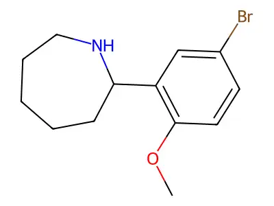 2-(5-Bromo-2-methoxyphenyl)azepane structure