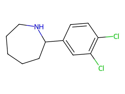 2-(3,4-Dichlorophenyl)azepane structure