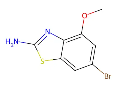 6-Bromo-4-methoxybenzo[d]thiazol-2-amine structure