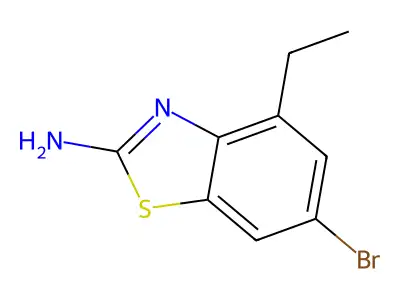 6-Bromo-4-ethyl-1,3-benzothiazol-2-amine structure