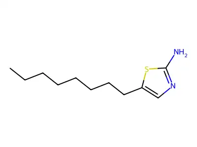 5-Octyl-1,3-thiazol-2-amine structure
