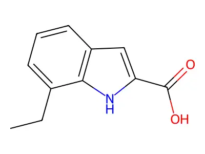 7-ethyl-1H-indole-2-carboxylic Acid structure