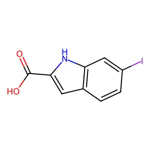6-iodo-1H-indole-2-carboxylic Acid structure