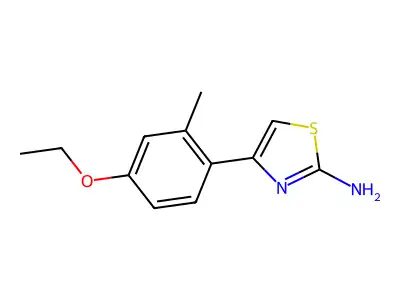 4-(4-Ethoxy-2-methylphenyl)-1,3-thiazol-2-amine structure
