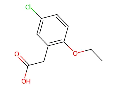 2-(5-Chloro-2-ethoxyphenyl)acetic acid structure
