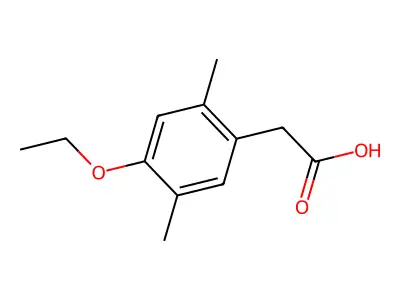 2-(4-Ethoxy-2,5-dimethylphenyl)acetic acid structure