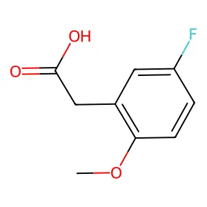 2-(5-氟-2-甲氧基苯基)乙酸 structure