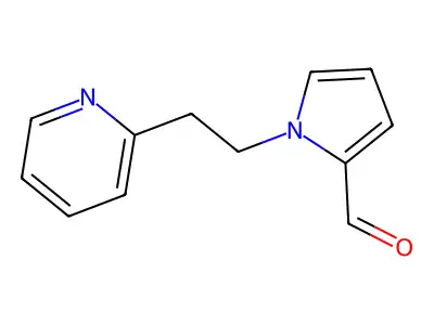1-[2-(2-pyridinyl)ethyl]-1H-pyrrole-2-carbaldehyde structure