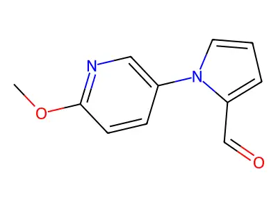 1-(6-Methoxy-3-pyridinyl)-1h-pyrrole-2-carbaldehyde structure